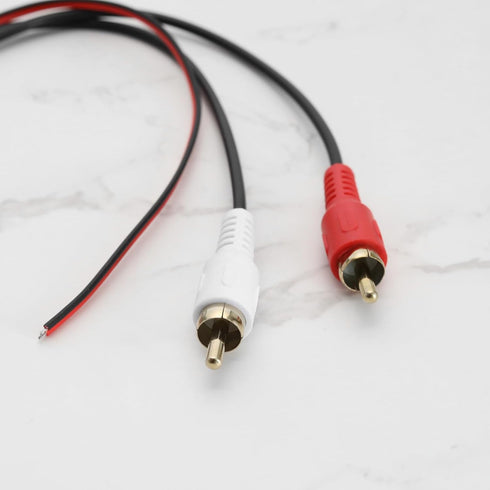 Car Bluetooth 5.0 Audio Adapter, 2 RCA Input Wireless Bluetooth AUX Module for Car Radio Stereo Speaker
