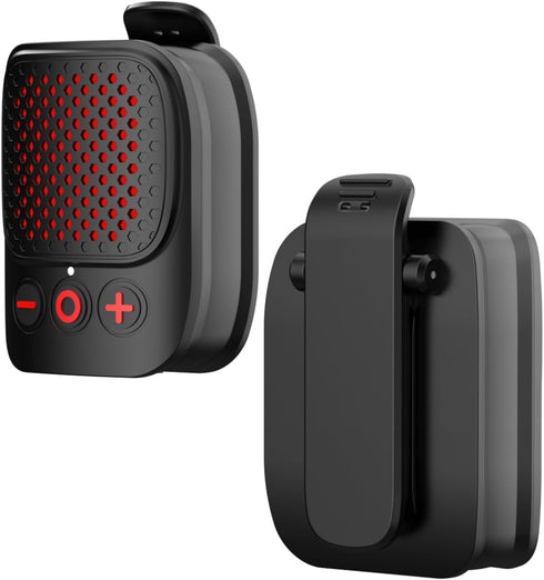 Jierben Wearable Bluetooth Speaker, Clip-On Mini Portable Speakers All Day Playtime,IPX5 Waterproof, Built-in