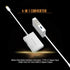USB C to HDMI DVI VGA USB 3.0 Adapter, USB 3.1 Type-C 4in1 Hub to HDMI DVI 4K VGA Converter for MacBook/MacBook Pro