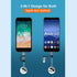 CableCreation 4FT 2-in-1 Charging Cable: MFi Certified Lightning & Micro USB for iPhone 13, 12, 11, X, 8, LG, HTC. Gray.