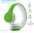 Kids Headphones with Mic & Volume Limiting, Two Audio Ports for Sharing, for Toddlers Boys Girls (Green)