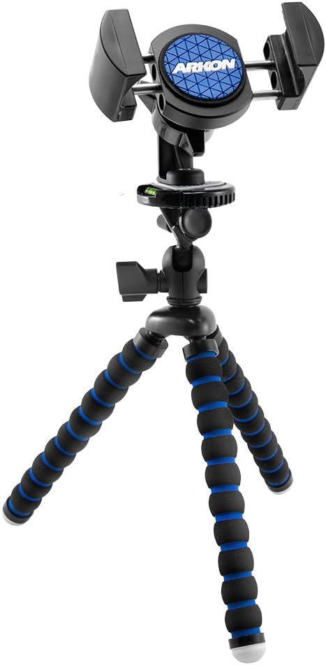 ARKON 11 inch Tripod Mount with Phone Holder for Video Retail, Black, Model: RVTRIXL