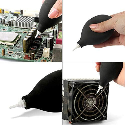 Mini Air Dust Blower, Rubber Ball Pump Cleaner with Metal Nozzle for Cell Phone, Tablet, Camera Lens