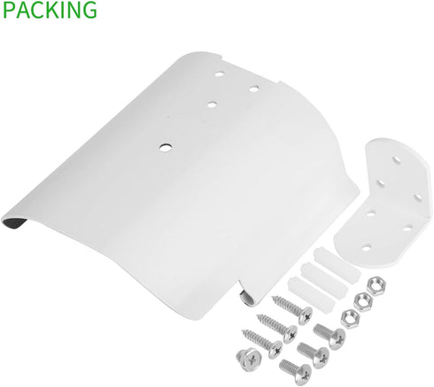 Uogw Weatherproof Protective Cover for WYZE Cam Pan V3/V2/V1 - Aluminum Alloy Sun Rain Shade Cover (1 Pack White)