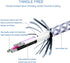 TAKAGI MFi Certified Lightning Cable 3-Pack, 6FT Nylon Braided USB Charger for iPhone 14/13/12/11 Pro Max/iPad.