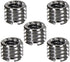 Foto&Tech Metal Tripod Thread Adapter 1/4 inch to 3/8 inch, Easy Mount Screw Adapter for Camera Video Equipment (5