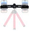 JoyHuaTrade Dual Phone Holder Phone Tripod Mount Adapter, Universal 360 Rotation Adjustable Clip