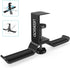 aceyoon Headphone Stand, Under Desk Hanger, Dual Headset Holder, Table Hook for Bag/Backpack/Gaming Headphone, 360 Rotatable, Black