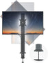 Hemudu Single Tall Desk Monitor Arm Mount Stand Fit for 27 inch to
