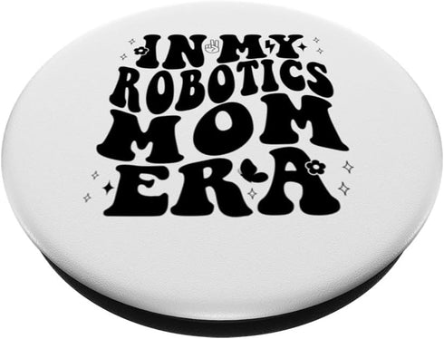 Retro In My Robotics Era Funny Robotics Wave for Kids Adults PopSockets Standard PopGrip