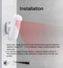 Wireless Infrared Motion Sensor PIR Motion Detector, Anti-Theft for Home Security Alarm System, Burglar Alert System