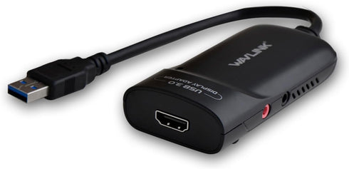 WAVLINK USB 3.0 to HDMI Adapter for Multiple Displays, 2K (2048x1152), External Video Graphics Card Adapter