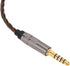 4.4MM Balanced Male to 3.5MM Balanced Female Adapter Cord, Gold Plated Portable Headphone Adapter Cable