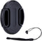 49mm Center Snap-on Lens Cap JJC Camera Front Cover for Canon Nikon Fujifilm Sony Olympus Panasonic