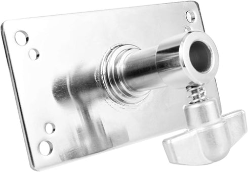 Meking Overhead Camera Wall Mount for Video Studio Lighting, 3.34 inch Baby Wall Plate with 1/4 and 3/8 Screw