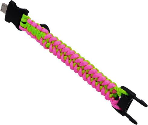 USB Flash Drives Sport Bracelet for Travel Companion, Outdoor Sports Lovers (8GB Pink-Yellow)