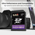 elecacc 64GB V60 U3 280MB/s, V60 4K/6K SD Card UHS-II SDXC Memory Card, High Speed Read up to Memory Cards