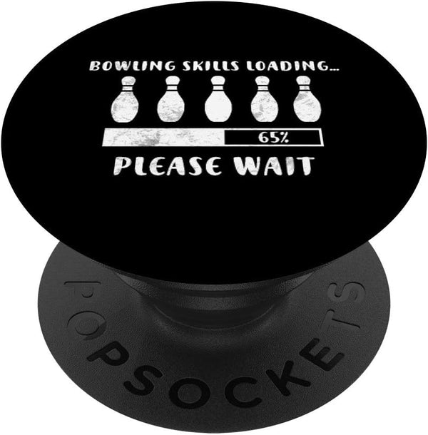 Bowling Player Skills Loading Funny Bowling PopSockets Swappable PopGrip
