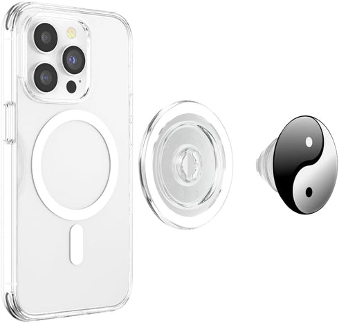 Yin Yang Symbol Pop Socket for Phone, PopSockets Yin Yang PopGrip for iPhone