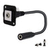 QIANRENON TRS 1/8 Stereo Panel Connector, 3.5mm Female to Female Coupler, XLR Panel Mount for Stereo Speakers
