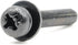 Replacement Screws, 1 Set of Metric Screws (Model RS-198456), Pan Head - Philips Drive - Black Plated (Pack of 4)