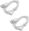 2PCS Magnetic USB DC Charger Cable, 1m Replacement Charging Magnet Cord, 5mm Pitch for Wall Charger, Power Bank,