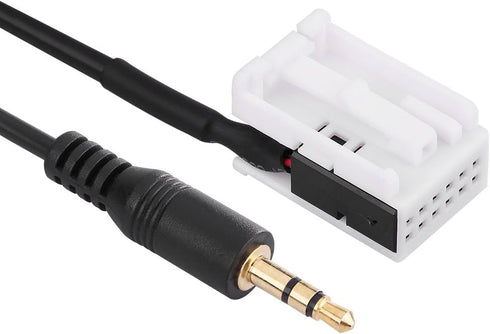 VGEBY Audio AUX Input Adapter Cable, 3.5mm Auxiliary Interface for Ben z W203 C Class