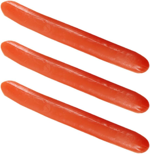 3 Pcs Realistic Hot Dog Sausage Models 6.88In Lifelike Fake Food for