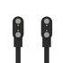 Charging Cable for WZWNEER Smart Watch, USB Portable Magnetic Charging Cord for LUOBA Replacement Accessories (Black*2)