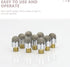 Universal Stylus, Fiber Tips Stylus Replacement Tips 8Pcs Touch Stylus Pen Nibs Drawing Stylus Accessory for Touch Screen Devices