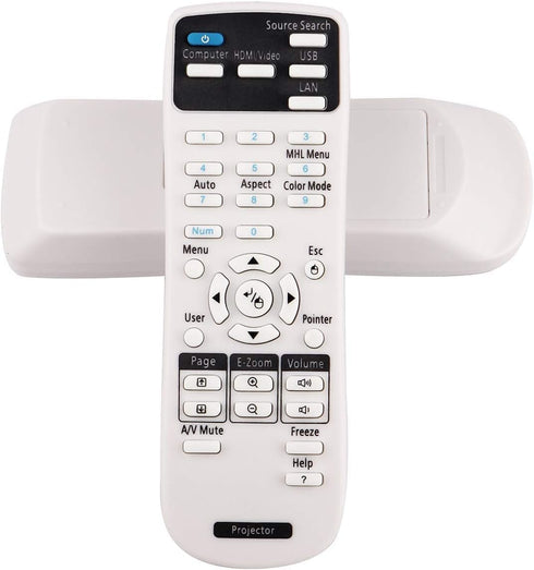 Replacement Remote Control for Epson Projectors EX3200 EX3240 EX5240 EX5250 EX7240 EX9200 VS240 VS340 VS345 PowerLite