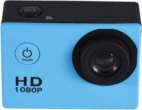 Mugast 4K Waterproof Action Camera, 30m Outdoor Sports DV, 1080P Full HD Mini Camcorder with Rechargeable Batteries