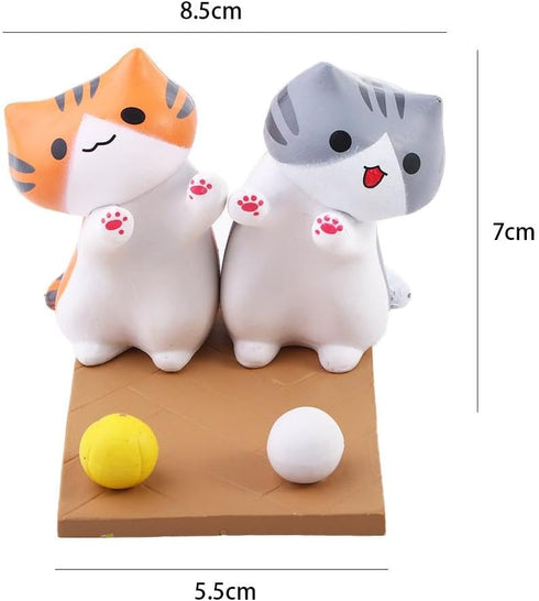 Cute Cat Smartphone Holder Stand, Cartoon Animal Phone Desk Holder Mobile Phone Lazy Bracket Decorative Home Ornaments Birthday Gifts