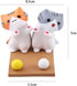 Cute Cat Smartphone Holder Stand, Cartoon Animal Phone Desk Holder Mobile Phone Lazy Bracket Decorative Home Ornaments Birthday Gifts