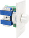 Recoil VC-R100 100W Impedance Matching Wall Mount Volume Control Knob, Flush in-Wall Plate Rotary Knob for Hi-Fi Home