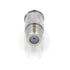 VCE Coaxial Cable Quick Connector, Quick Push On Male to F-Type Female Coax Extender, Nickel Plated Adapter for RG6, 5