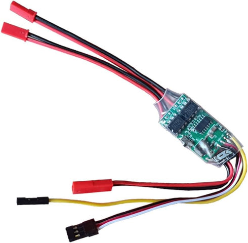 JINOARC 2Sets 5A 2S-3S 130 180 Dual Way ESC Speed Control, Bidirectional Brushed ESC for RC Boat Tank Vehicle Brushed