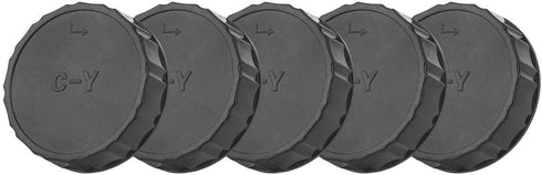 5PCS Plastic Rear Protective Cover for Contax Yasica C Y Mount SLR Camera Lens