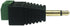 CERRXIAN 3.5mm TS Mono Male to 2 Pin Screw Terminal Female AUX Headphone Replacement Adapter (2-Pack)
