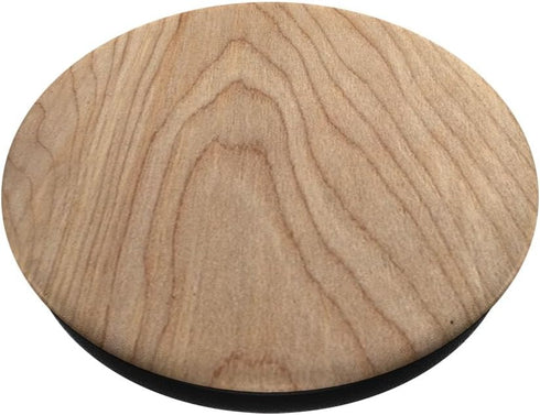 Wood-Look Natural Maple PopSockets PopGrip: Swappable Grip for Phones & Tablets