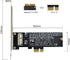 Cablecc PCI Express PCI-E 1X to 12+16Pin Convert Card for 2013-2017 Mac Pro Air SSD, Compatible with A1493 A1502 A1465