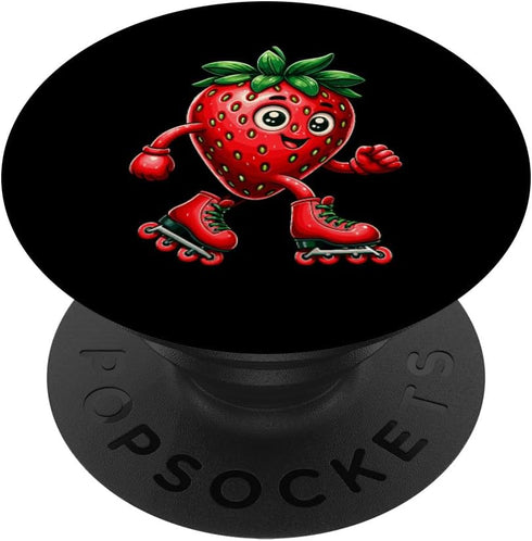 Cool Inline Skates Strawberry PopSockets Standard Skater for Boys and Girls