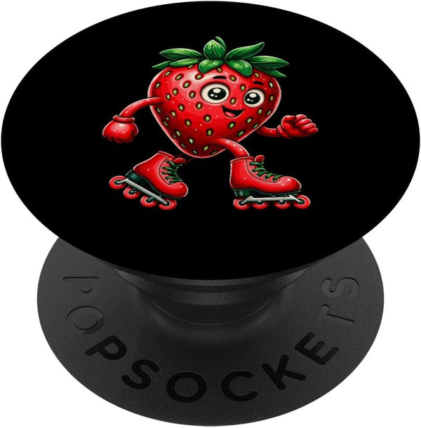 Cool Inline Skates Strawberry PopSockets Standard Skater for Boys and Girls