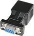 DTECH DB9 to RJ45 Serial Adapter | RS232 Female to RJ-45 Female Ethernet Converter for 9 Pin Devices