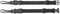 OP/TECH USA Uni Adaptor Loops (X-Long) - System Connectors, Black, 1301102
