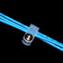 200 Pcs White Nylon R-Type Cable Clamps 3/16" Plastic Wire Clips Fasteners for Wire Management