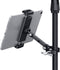 CreaDream Tablet Holder for Microphone Stand, Aluminum Mic Music Stand Holder Mount for