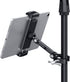 CreaDream Tablet Holder for Microphone Stand, Aluminum Mic Music Stand Holder Mount for