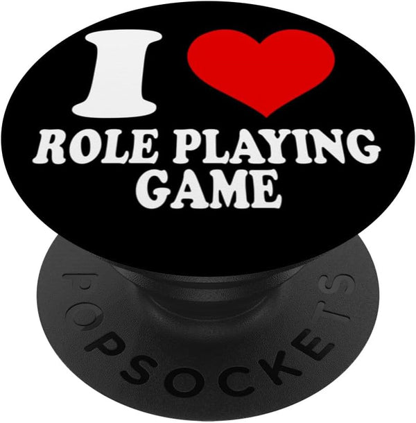 I Love Role Playing Game RPG Standard PopSockets PopGrip