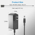 ZYHKJYL 12V 1A 12V 1A 100V-240V Power Supply Adapter Replacement Charger AC Power Adapter Wall Charger for LED Strip